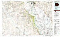 Sioux City South Iowa Historical topographic map, 1:100000 scale, 30 X 60 Minute, Year 1986