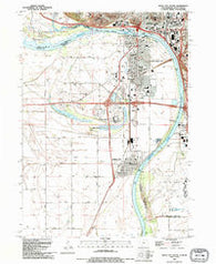 Sioux City South Iowa Historical topographic map, 1:24000 scale, 7.5 X 7.5 Minute, Year 1993