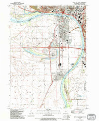 Sioux City South Iowa Historical topographic map, 1:24000 scale, 7.5 X 7.5 Minute, Year 1993