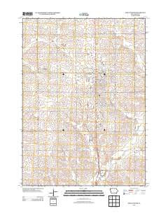 Sioux Center Iowa Historical topographic map, 1:24000 scale, 7.5 X 7.5 Minute, Year 2013
