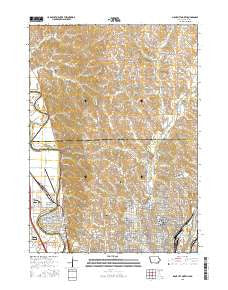 Sioux City North Iowa Current topographic map, 1:24000 scale, 7.5 X 7.5 Minute, Year 2015