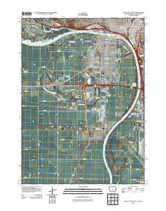 Sioux City South Iowa Historical topographic map, 1:24000 scale, 7.5 X 7.5 Minute, Year 2012