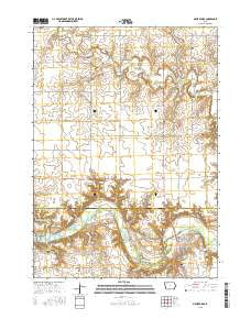 Sioux Rapids Iowa Current topographic map, 1:24000 scale, 7.5 X 7.5 Minute, Year 2015