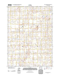 Sioux Rapids SE Iowa Historical topographic map, 1:24000 scale, 7.5 X 7.5 Minute, Year 2013