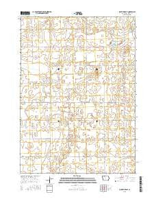 Sioux Rapids SE Iowa Current topographic map, 1:24000 scale, 7.5 X 7.5 Minute, Year 2015