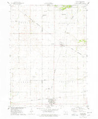 Slater Iowa Historical topographic map, 1:24000 scale, 7.5 X 7.5 Minute, Year 1975