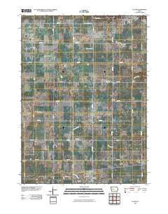 Slater Iowa Historical topographic map, 1:24000 scale, 7.5 X 7.5 Minute, Year 2010