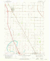 Sloan Iowa Historical topographic map, 1:24000 scale, 7.5 X 7.5 Minute, Year 1969