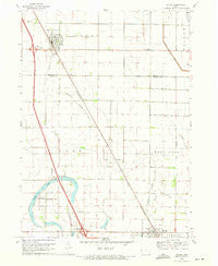 Sloan Iowa Historical topographic map, 1:24000 scale, 7.5 X 7.5 Minute, Year 1969