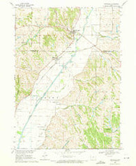 Smithland Iowa Historical topographic map, 1:24000 scale, 7.5 X 7.5 Minute, Year 1969