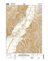 Smithland Iowa Current topographic map, 1:24000 scale, 7.5 X 7.5 Minute, Year 2015