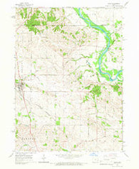 Solon Iowa Historical topographic map, 1:24000 scale, 7.5 X 7.5 Minute, Year 1965
