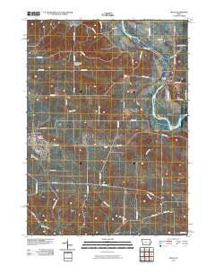 Solon Iowa Historical topographic map, 1:24000 scale, 7.5 X 7.5 Minute, Year 2010