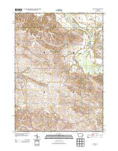 Solon Iowa Historical topographic map, 1:24000 scale, 7.5 X 7.5 Minute, Year 2013