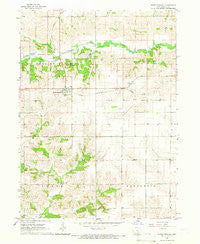 South English Iowa Historical topographic map, 1:24000 scale, 7.5 X 7.5 Minute, Year 1965