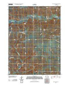 South English Iowa Historical topographic map, 1:24000 scale, 7.5 X 7.5 Minute, Year 2010