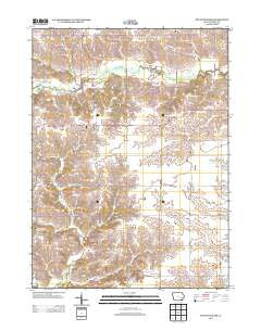 South English Iowa Historical topographic map, 1:24000 scale, 7.5 X 7.5 Minute, Year 2013