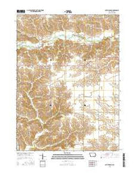 South English Iowa Current topographic map, 1:24000 scale, 7.5 X 7.5 Minute, Year 2015