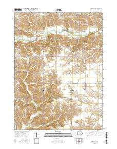 South English Iowa Current topographic map, 1:24000 scale, 7.5 X 7.5 Minute, Year 2015