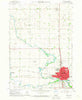 Spencer Iowa Historical topographic map, 1:24000 scale, 7.5 X 7.5 Minute, Year 1966