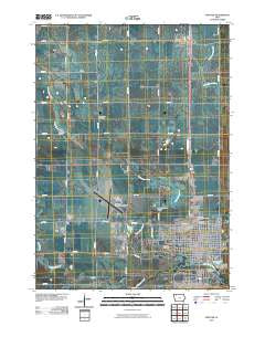 Spencer Iowa Historical topographic map, 1:24000 scale, 7.5 X 7.5 Minute, Year 2010