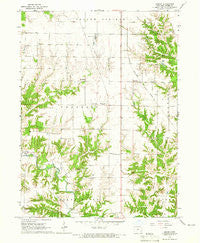Sperry Iowa Historical topographic map, 1:24000 scale, 7.5 X 7.5 Minute, Year 1964