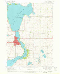 Spirit Lake Iowa Historical topographic map, 1:24000 scale, 7.5 X 7.5 Minute, Year 1970