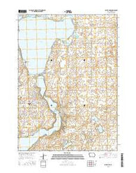 Spirit Lake Iowa Current topographic map, 1:24000 scale, 7.5 X 7.5 Minute, Year 2015