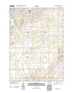 Spirit Lake SE Iowa Historical topographic map, 1:24000 scale, 7.5 X 7.5 Minute, Year 2013