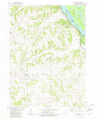 Springbrook Iowa Historical topographic map, 1:24000 scale, 7.5 X 7.5 Minute, Year 1980