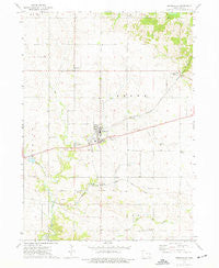 Springville Iowa Historical topographic map, 1:24000 scale, 7.5 X 7.5 Minute, Year 1973
