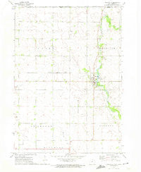 Stacyville Iowa Historical topographic map, 1:24000 scale, 7.5 X 7.5 Minute, Year 1972