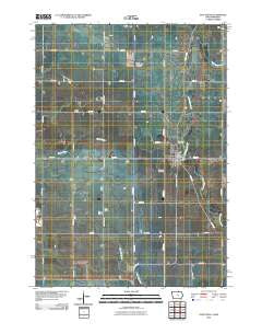 Stacyville Iowa Historical topographic map, 1:24000 scale, 7.5 X 7.5 Minute, Year 2010