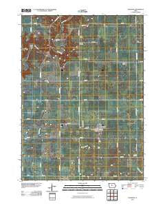Stanhope Iowa Historical topographic map, 1:24000 scale, 7.5 X 7.5 Minute, Year 2010