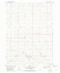Stanley Iowa Historical topographic map, 1:24000 scale, 7.5 X 7.5 Minute, Year 1981