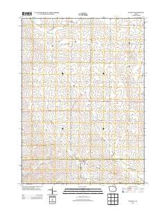 Stanley Iowa Historical topographic map, 1:24000 scale, 7.5 X 7.5 Minute, Year 2013