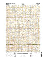 Stanley Iowa Current topographic map, 1:24000 scale, 7.5 X 7.5 Minute, Year 2015