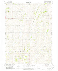 Stanton SW Iowa Historical topographic map, 1:24000 scale, 7.5 X 7.5 Minute, Year 1978