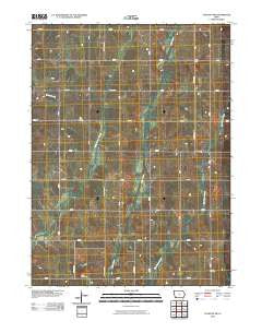 Stanton SW Iowa Historical topographic map, 1:24000 scale, 7.5 X 7.5 Minute, Year 2010