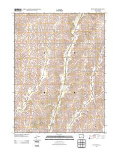 Stanton SW Iowa Historical topographic map, 1:24000 scale, 7.5 X 7.5 Minute, Year 2013