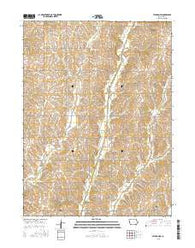 Stanton SW Iowa Current topographic map, 1:24000 scale, 7.5 X 7.5 Minute, Year 2015