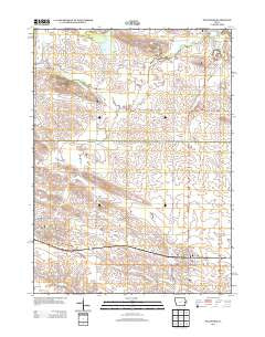 Stanwood Iowa Historical topographic map, 1:24000 scale, 7.5 X 7.5 Minute, Year 2013
