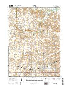 State Center Iowa Current topographic map, 1:24000 scale, 7.5 X 7.5 Minute, Year 2015