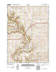 Steamboat Rock Iowa Historical topographic map, 1:24000 scale, 7.5 X 7.5 Minute, Year 2013