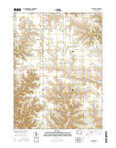 Stockport Iowa Current topographic map, 1:24000 scale, 7.5 X 7.5 Minute, Year 2015