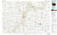 Storm Lake Iowa Historical topographic map, 1:100000 scale, 30 X 60 Minute, Year 1985