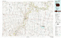 Storm Lake Iowa Historical topographic map, 1:100000 scale, 30 X 60 Minute, Year 1985