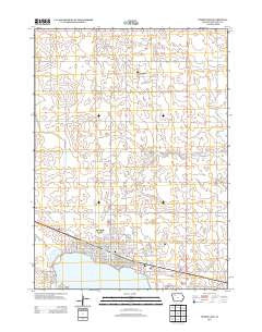 Storm Lake Iowa Historical topographic map, 1:24000 scale, 7.5 X 7.5 Minute, Year 2013