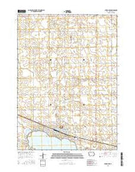 Storm Lake Iowa Current topographic map, 1:24000 scale, 7.5 X 7.5 Minute, Year 2015