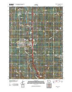 Story City Iowa Historical topographic map, 1:24000 scale, 7.5 X 7.5 Minute, Year 2010